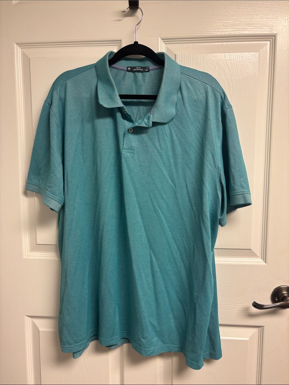 Members Mark Teal Short-Sleeve Polo for Men
